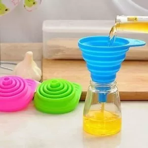 Silicone Funnel Foldable Collapsible Kitchen Tools