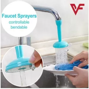 Silicone Kitchen Faucet Water saving Filter Shower Water Rotating Spray Regulator Tap Water Filter Valve for Kitchen Bathroom Accessories - Multicolor