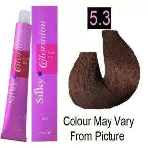 Silky Hair Color Light Golden Brown-5.3