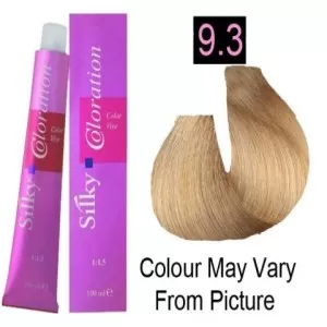 Silky Hair Color Very Light Golden Blonde-9.3