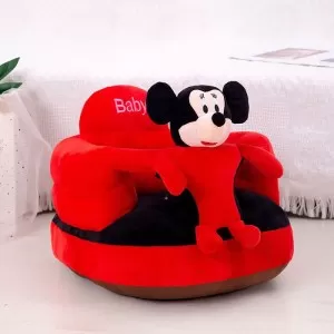 Sofa Set Support Seat Cover Baby Plush Chair Cartoon Learning Sit Plush Chair Toddler Nest Puff Washable Wit Toys