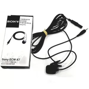 Sony ECM-X7 BMP Electret Lapel Microphone,Mic 5M wire