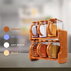 Spice Jars/Masala Boxes 6pcs Set For Kitchen