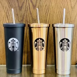 Starbucks Stainless Steel Coffee Tumbler With Straw