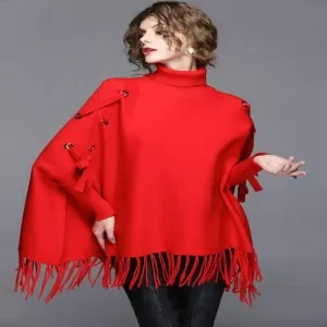 Stylish poncho for her
