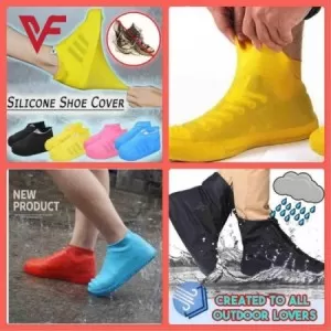 Thicken Waterproof Silicone Gel Shoe Cover Rain Cusodie For Shoes Reusable Rubber Gum Rain Boot Shoes Cover Anti-Slip Shoe Covers For Protection Boots