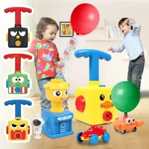 Toy Inertial Power Balloon Car Toy Puzzle Fun Inertial Power Car Balloon Toys for Children Gift