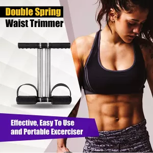 Tummy Trimmer Double Spring High Quality Belly Fat Burner Body Fitness Weight loss Machine Home Gym For Men and Women