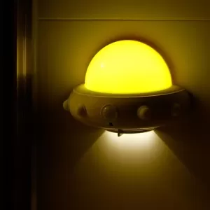 UFO Night Light LED Light Bulb Intelligent Remote Control Bedside Lamp Socket Portable Nursing Lamp