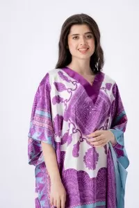 Valerie nightwear/sleepwear kaftan dress is specially designed for women who prefer a simple modern casual style