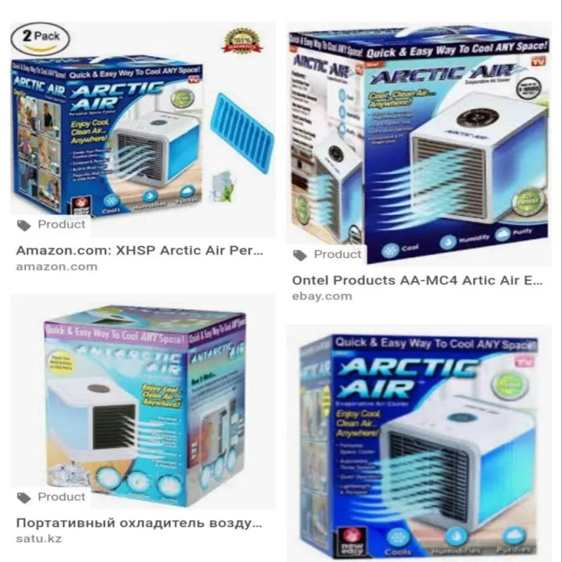 Mini Portable Air Cooler,Personal Space Cooler Easy to fill water and mood led light and portable Air Conditioner Device Cool Any Space like Home Offi