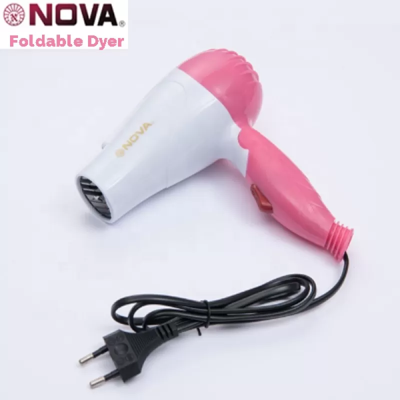 NOVA Foldable Hair Dryer - Nova 1000W Foldable hair dryer hair styler for both men and women