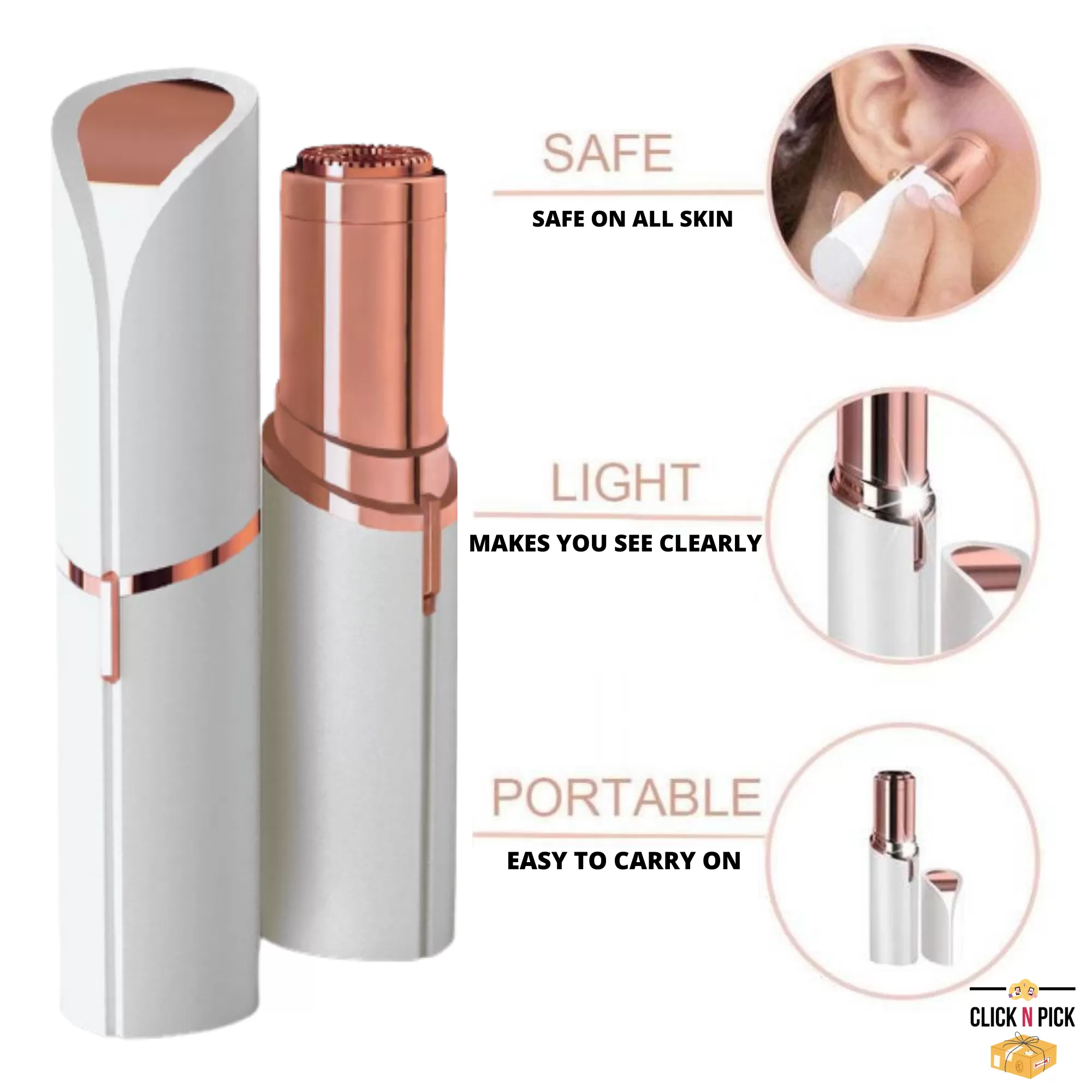 Flawless Facial Hair Remover (Online Exclusive) – Uptown Boutique Ramona