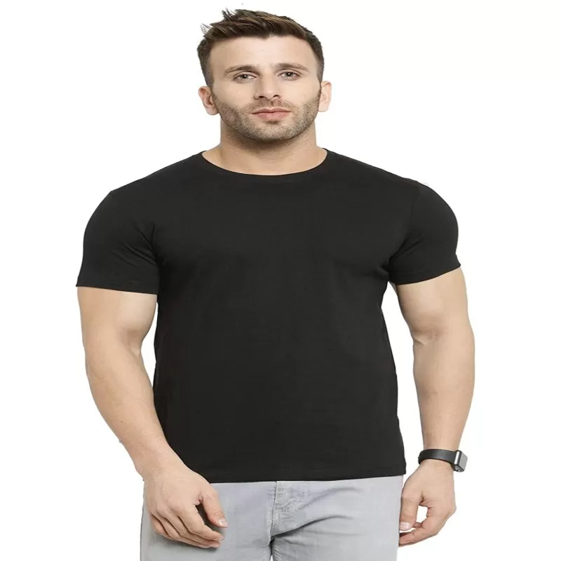 Buy Pack of 1 - Best Plain Short Sleeve Round Neck Basic T-shirt for Men/Boys at Lowest Price in Pakistan | Oshi.pk