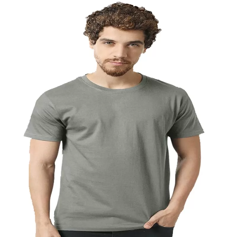 Pack of 1 - Best Quality Plain Short Sleeve Round Neck Basic T-shirt for Men/Boys