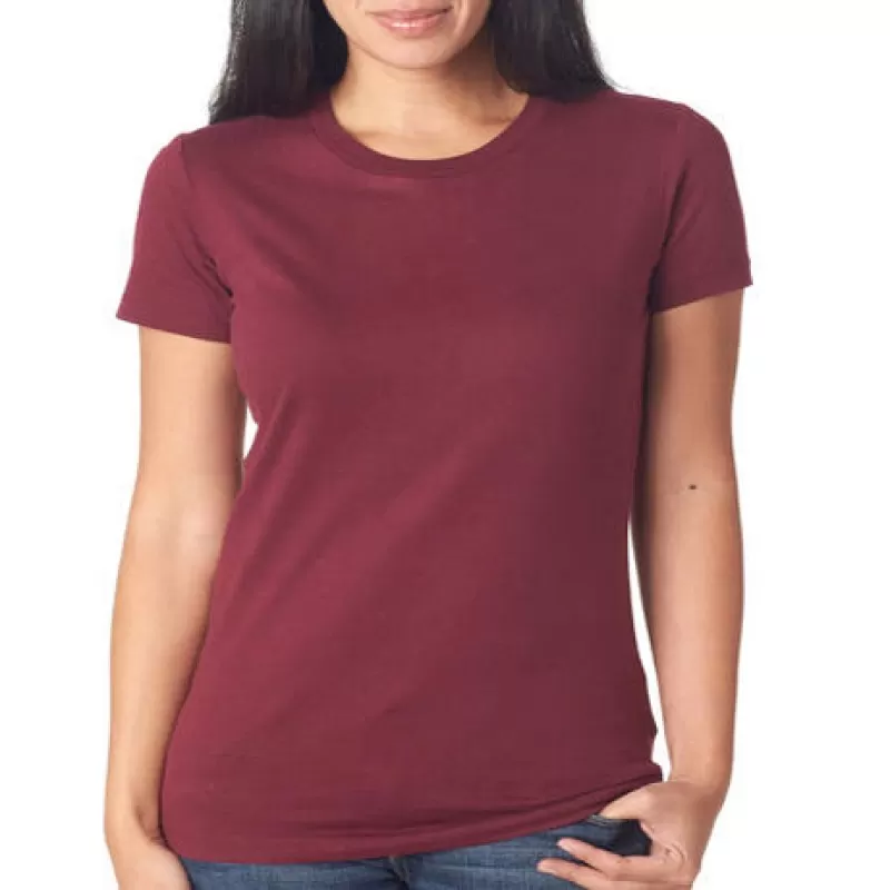 Pack of 1 - Best Quality Plain Short Sleeve Round Neck Basic T-shirt for Woman/Girls