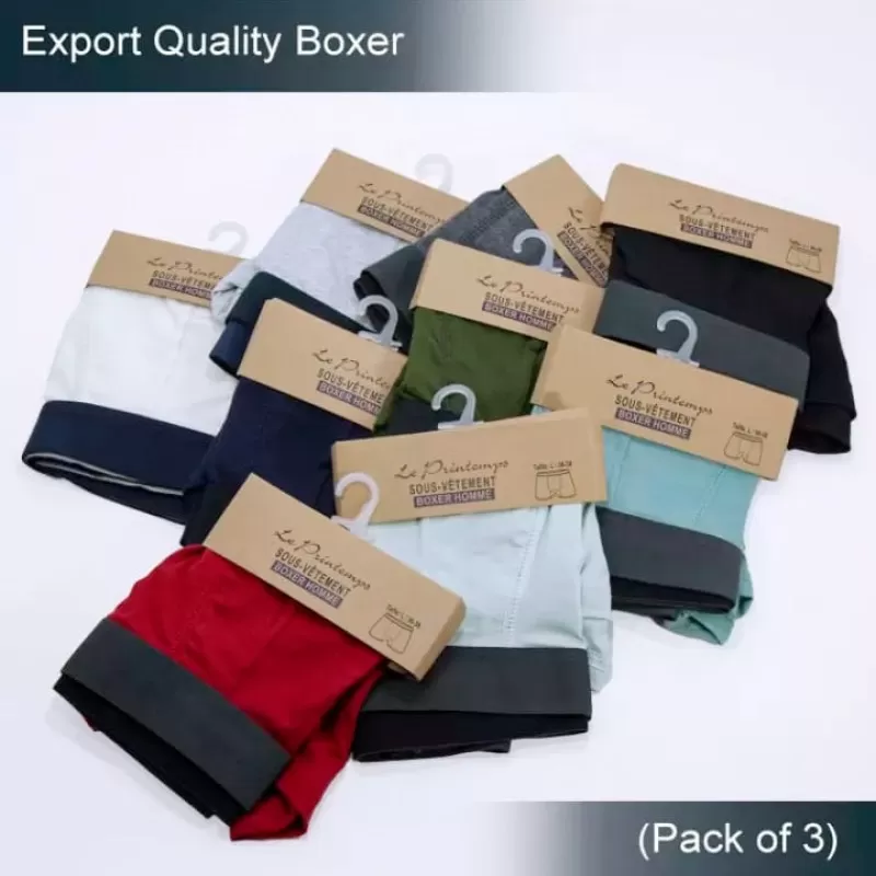 Pack of 1 – Exported Best Quality Boxer for Men/Boys