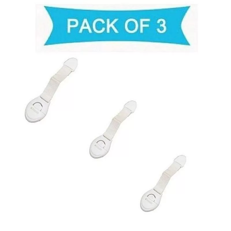 Pack of 3 - Child Lock Baby Safety Protection Cabinet Lock For Refrigerators Drawer Lock Kids Safety Plastic Lock Baby Security Products