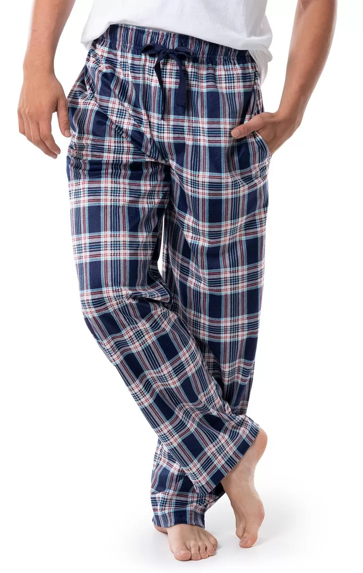Pack of 3 -Best Quality Fleece Night Wear Checkered Pajama for Men/Boys