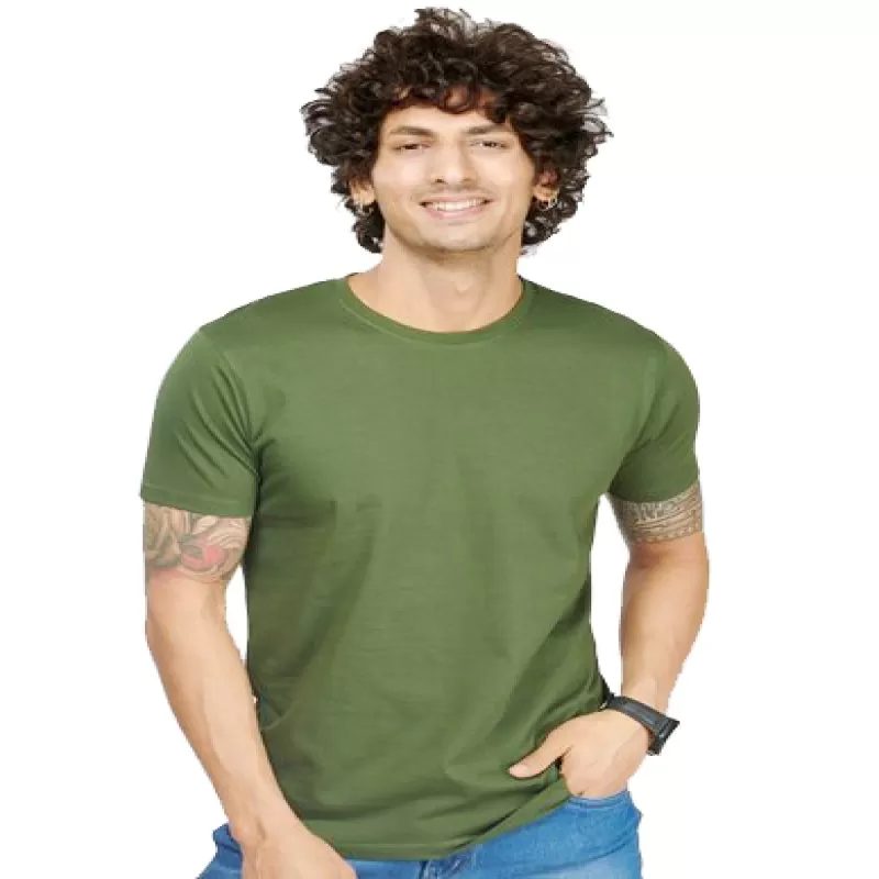 Pack of 4 - Best Quality Plain Short Sleeve Round Neck Basic T-shirt for Men/Boys