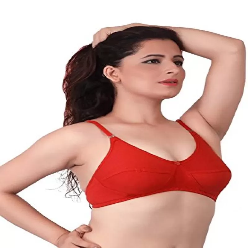 Buy Pack of 4 - Cotton Non Padded Bras for Women/Girls at Lowest