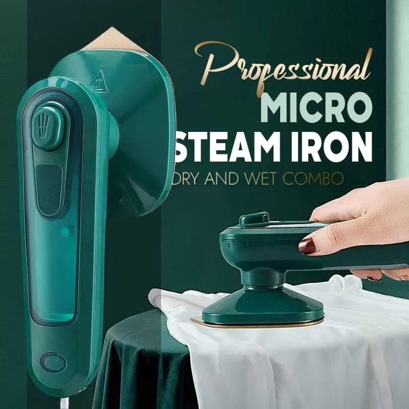 Portable Mini Ironing Machine Professional Electric Micro Steam Iron Foldable for Dry and Wet Ironing / Mini Travel Iron Foldable Garment Steamer