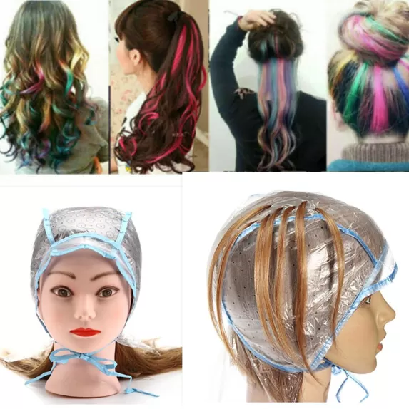 Buy Reusable Hair Highlighting Cap Professional Hair Color cap Styling  Salon Hair Coloring Safety Dye Cap Salon Hair Streaking Cap With Hook  Styling Tools at Lowest Price in Pakistan 