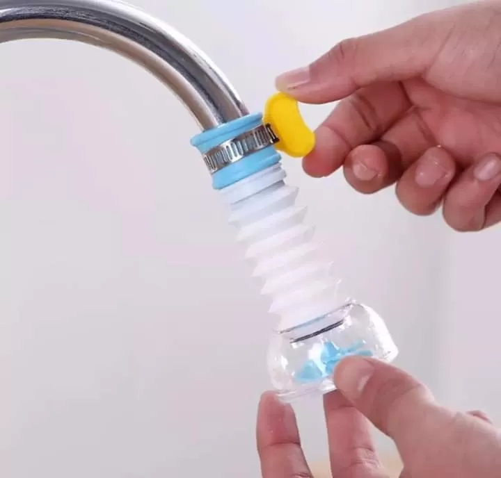 Silicone Kitchen Shower Fan Faucet 360 Flexible Kitchen Faucet water Tap Shower Head Water Filter Sprink