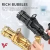 1 Pcs Massive Bubble Gun Gatling Bubble Machine Guns Bubble Blower Automatic Bubble Maker Toy for Toddler Kids Children