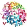 24 Pcs 3D Butterfly Wall Stickers Decoration Magnet Butterflies on the wall DIY Wallpaper 3D PVC