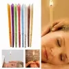 4 Pieces Ear Treatment Bee Wax Removal Clean Coning Therapy Fragrance Ear Candles