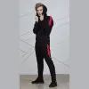 Contrast Stripe Red and Black Tracksuit For Men (ABZ-066)
