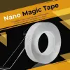 Nano PU Gel Double-Sided Traceless Transparent Adhesive Tape (24mm By 5 meter)