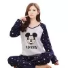 Blue Micky Mouse Night Dress For Girls