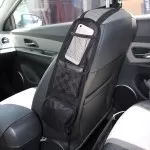 Car Seat Side Pocket Hanging Bag Storage Multi-Pocket Drink Holder Mesh Pocket Car Organizer Interior Accessories
