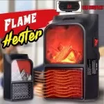 Flame Heater 900W Mini Portable Personal Electric Fireplace Warmer