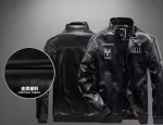 Men's High Quality Embroidered Front Zipper Bulls Jacket