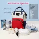 New Fashion Mummy Maternity Baby Diaper Nappy Bags Large Capacity Travel Backpack Mom Nursing for Baby Care Women Pregnant Polyester
