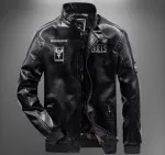 New Mens Artificial Leather Jacket