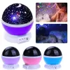 Night Light Star Lamp Starry Sky Projector Baby Light LED Star Light Lamp Table Night Lamp with 8 Color Lights Projection Perfect Gift for Babies and