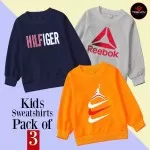 Pack Of 3 Sweet Shirts For Kids