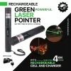 Rechargeable Powerful Green Laser Pointer – with more then 4 KM Range