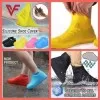 Thicken Waterproof Silicone Gel Shoe Cover Rain Cusodie For Shoes Reusable Rubber Gum Rain Boot Shoes Cover Anti-Slip Shoe Covers For Protection Boots