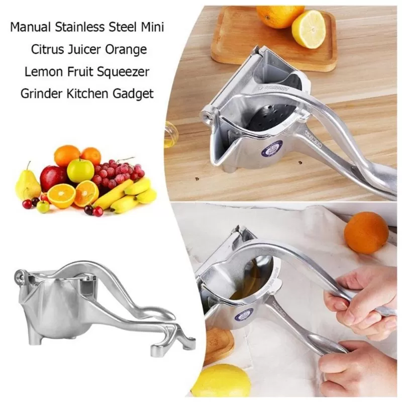 Stainless Steel Fruit Manual Juicer Hand Press Fresh Fruites Juice Machine Manual Hand Squeezer Fruit Extractors