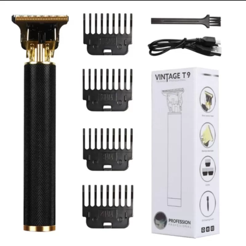 T9 Trimmer Hair Clipper & Hair Trimmer Professional - Rechargeable Beard Trimmer & Styler