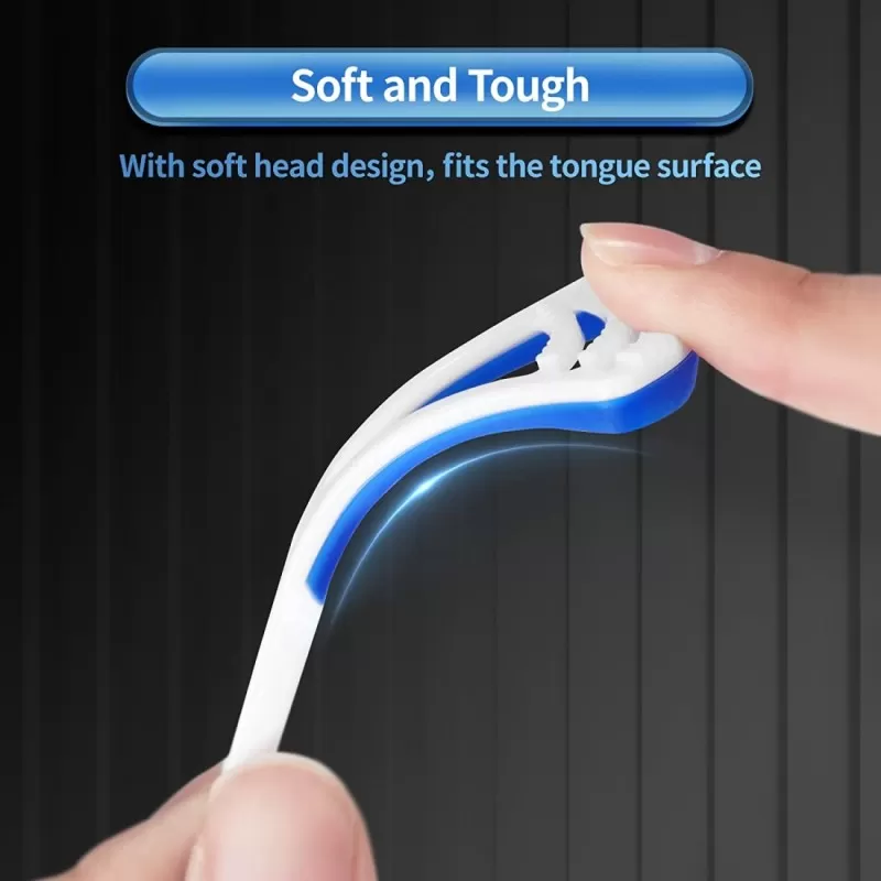 Tongue Scraper Tongue Cleaner Brush Zaban Cleaner Toothbrush Mouth Fresher Dental Care Brush Bad Breath Oral Fresher For Fresh Breath