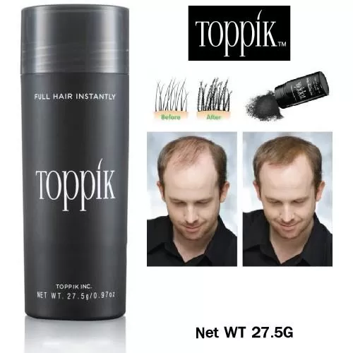 Toppiki Hair Building Fiber-Black