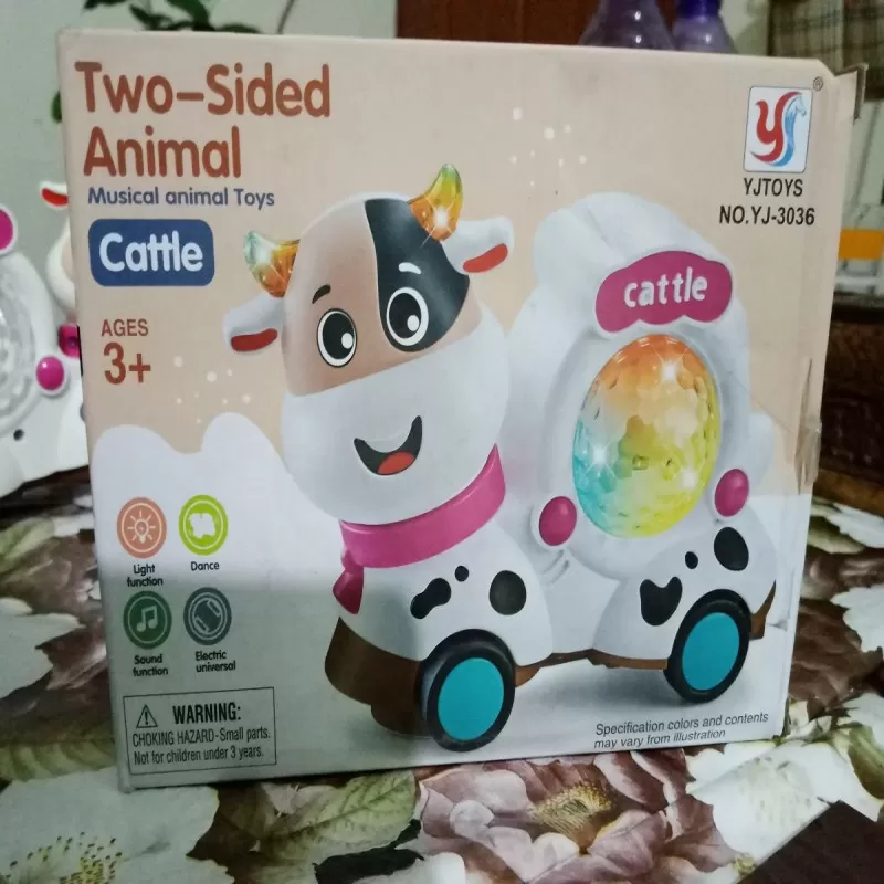 Two Sided Animal - Cattle - Excellent entertainment for learning kids & toddlers