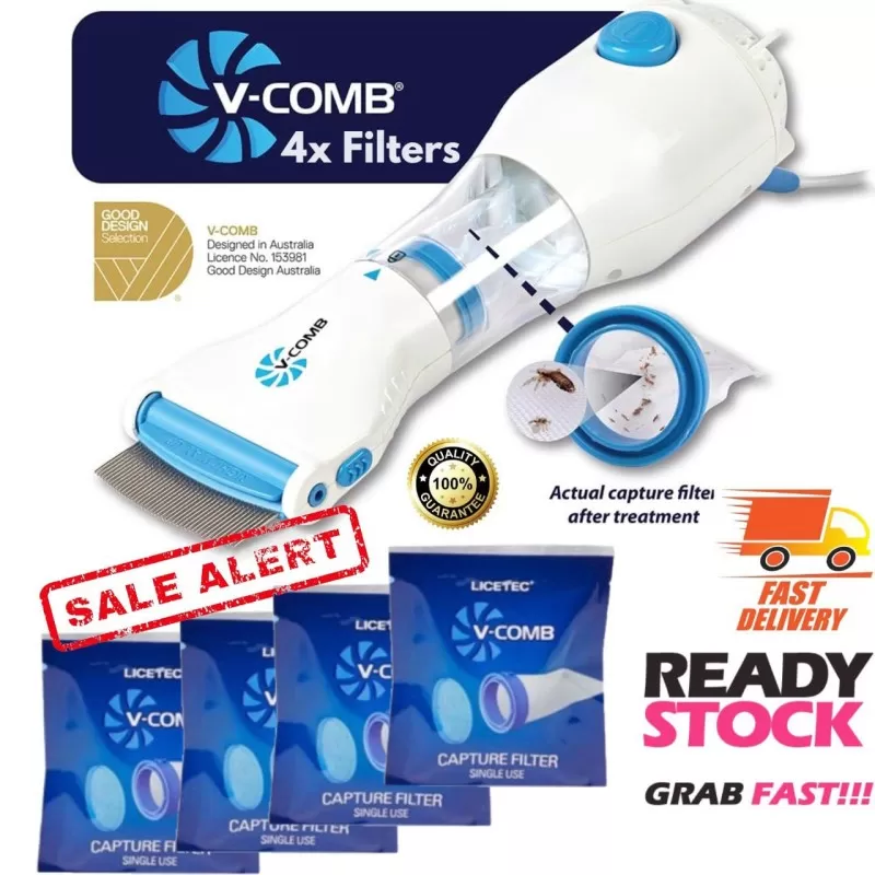 V Comb Head Lice Machine With Filter V Comb Head Lice Treatment Machine