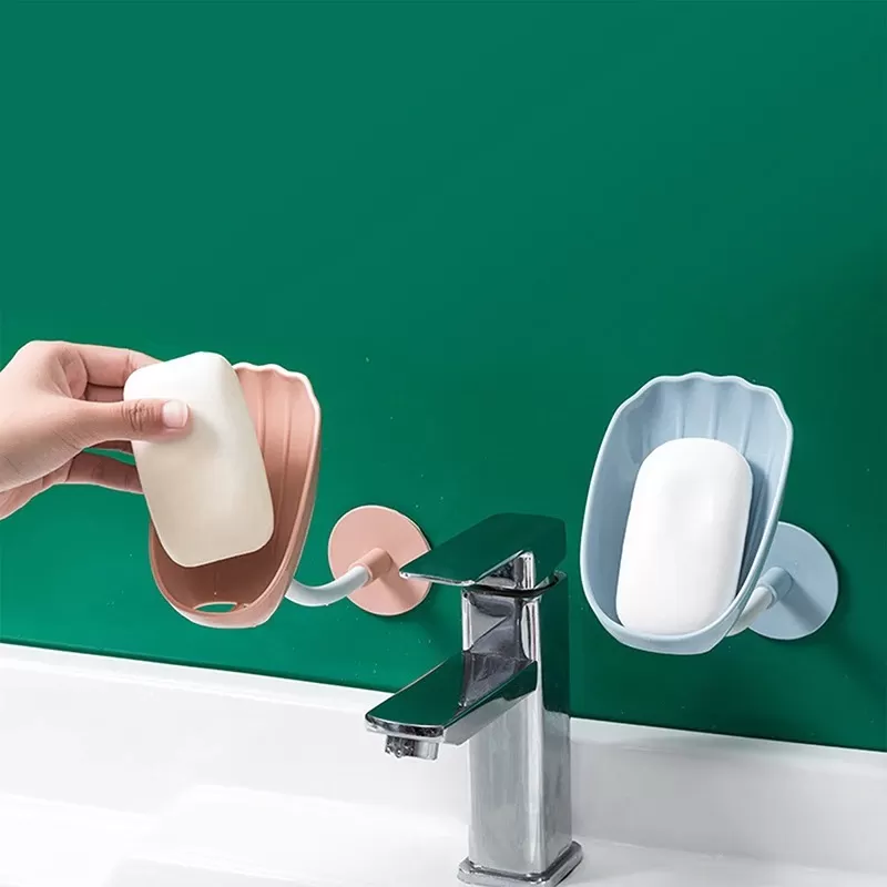 Wall Mounted Soap Holder For bathroom 360 Degree Rotable Soap Dish